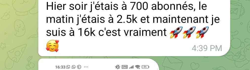 16k abonnés